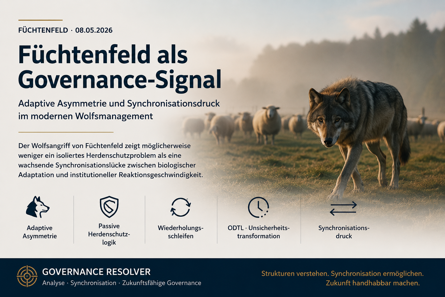 Füchtenfeld · Adaptive Asymmetrie und Synchronisationsdruck im modernen Wolfsmanagement