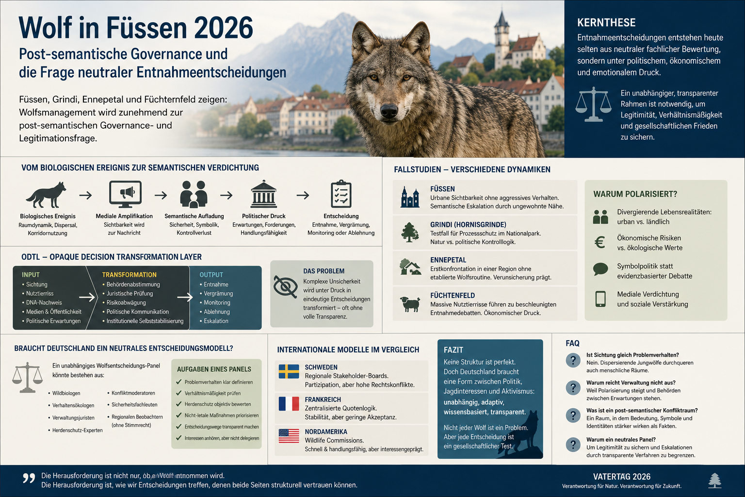 Wolf in Füssen 2026 · Post-semantische Governance, ODTL und die Frage neutraler Entnahmeentscheidungen