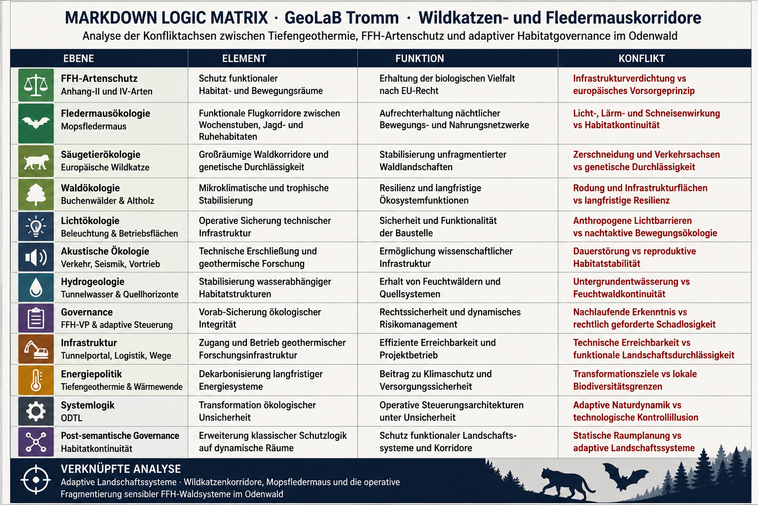 GeoLaB Tromm 2026 · Wildkatzenkorridore, FFH-Artenschutz und die operative Realität adaptiver Habitatgovernance im Odenwald