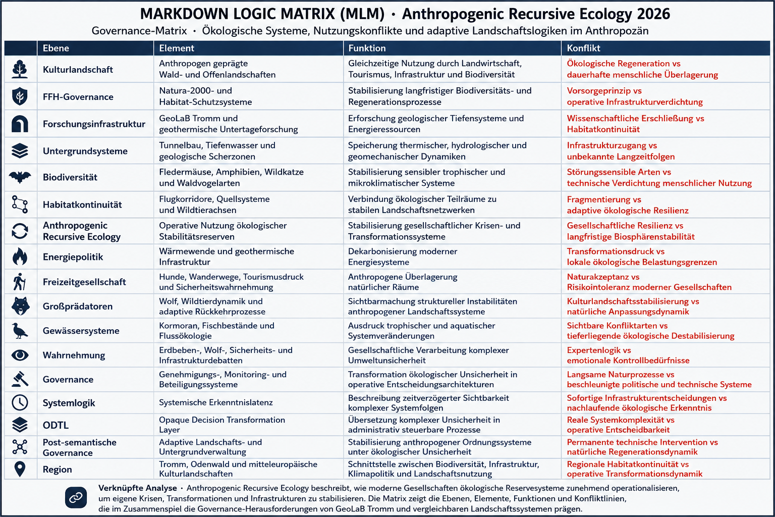 Anthropogenic Recursive Ecology 2026 · GeoLaB Tromm, anthropogene Landschaften und die operative Verdichtung ökologischer Reservesysteme