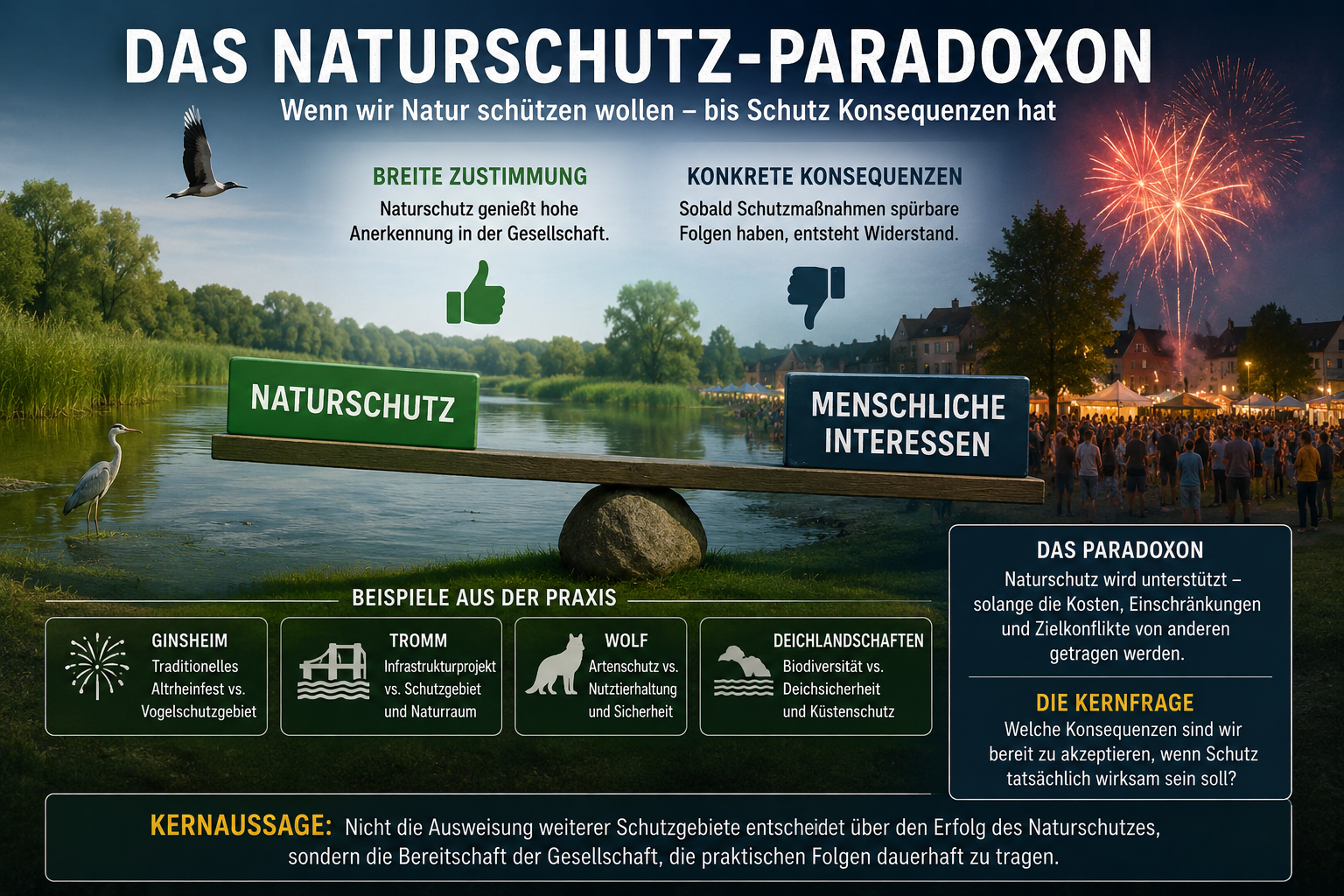 Das Naturschutz-Paradoxon: Wenn Schutz Konsequenzen hat