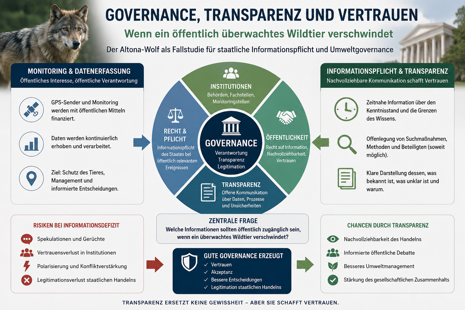 Staatliche Informationspflicht bei Umweltkonflikten – Der Altona-Wolf als Fallstudie für Transparenz, Informationsasymmetrie und öffentliche Legitimation