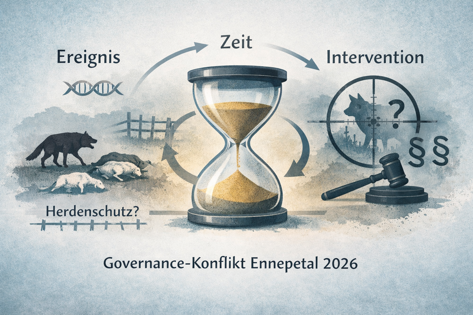 Zuordnung unter Unsicherheit: Wolfsriss Ennepetal im Governance-System 2026